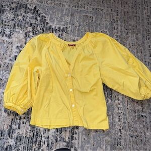 Staud Dill Poplin Top In Wallflower small